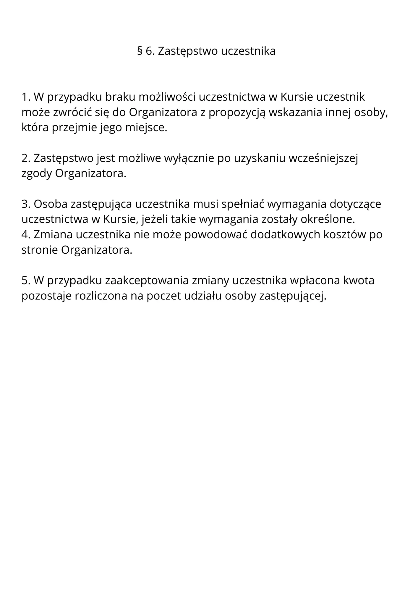 Regulamin kursu Kręgosłup — strona 5 z 12
