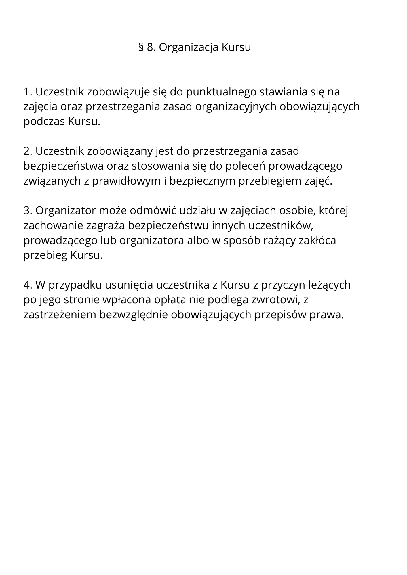 Regulamin kursu Kręgosłup — strona 7 z 12