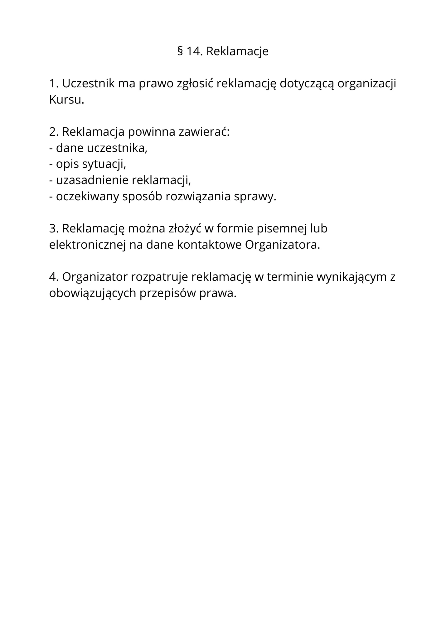 Regulamin kursu Kręgosłup — strona 11 z 12